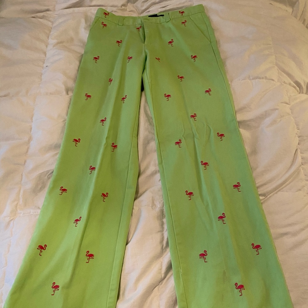 Polo Ralph Lauren Flamingo Lime Green Pants
